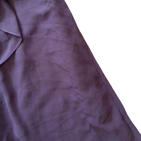 🐿️ Bill Levkoff Eggplant Color Strapless Cocktail Dress Size 12 - Picture 9 of 9